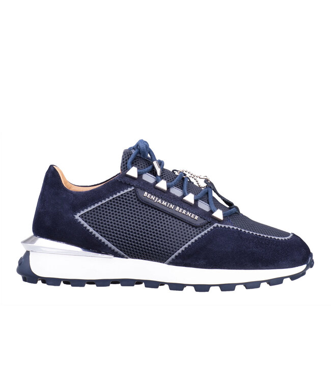 Benjamin Berner Sneaker Cosmo Octacon Embossed-Blue
