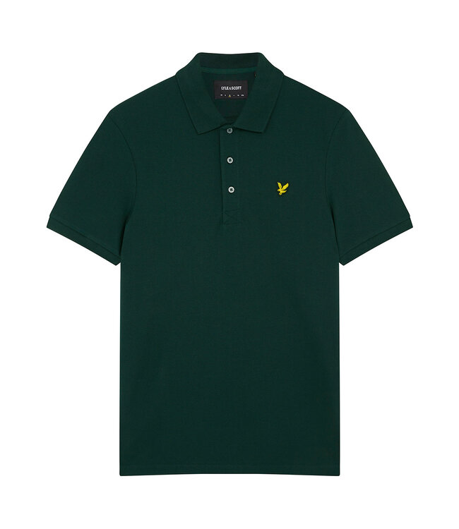 Lyle & Scott Plain Polo-Dark Green