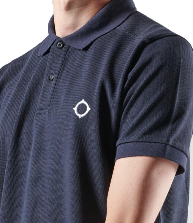 Ma.Strum Pique Polo-Ink Navy