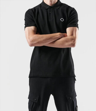 Ma.Strum Pique Polo-Jet Black