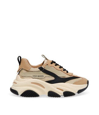 Steve Madden Possession-E Sneaker-Khaki Black