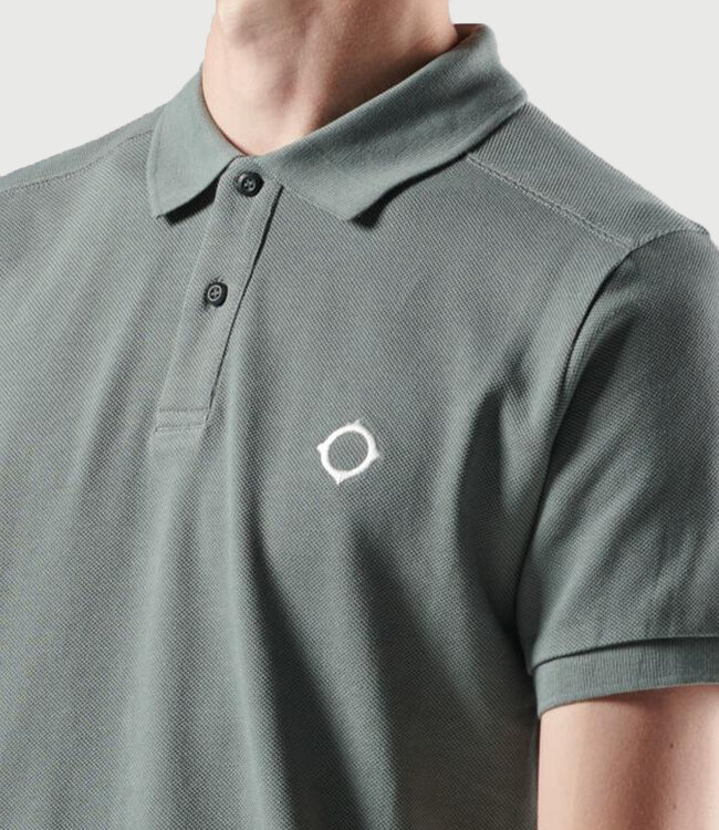 Ma.Strum Pique Polo-Sedona Grey