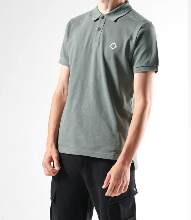 Ma.Strum Pique Polo-Sedona Grey