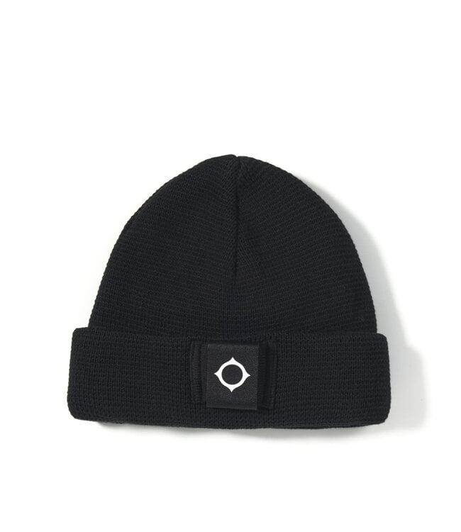 Ma.Strum Milano Knit Beanie-Jet Black