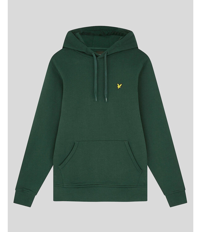 Lyle & Scott Pullover Hoodie-Deep Green