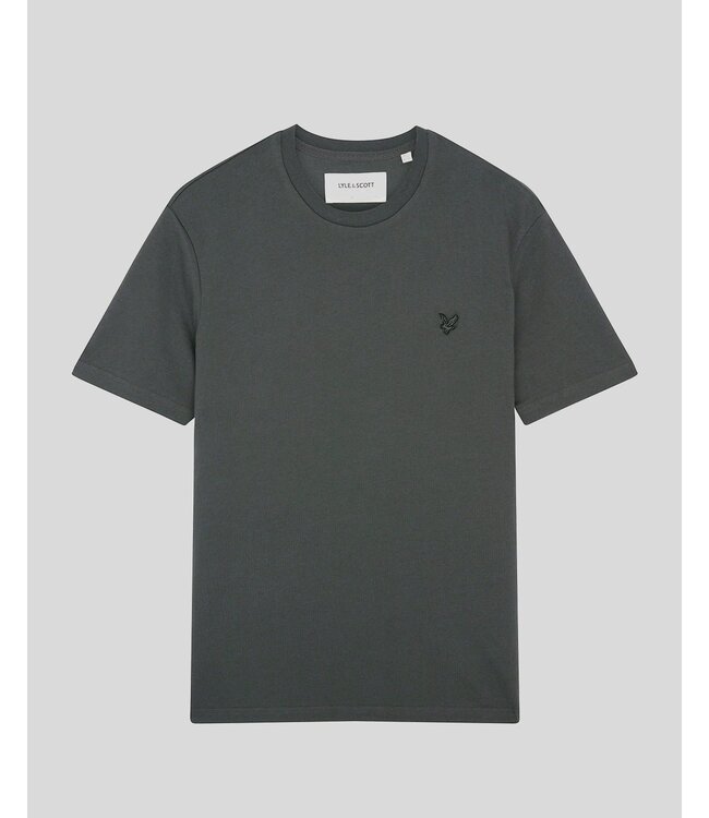 Lyle & Scott Tonal Eagle T-Shirt-Gun Metal