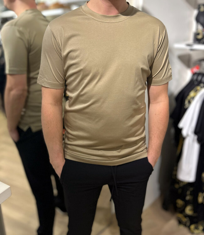 'TriaD'oro' Slim Fit Tee -Taupe