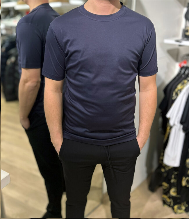'TriaD'oro' Slim Fit Tee -Dark Navy