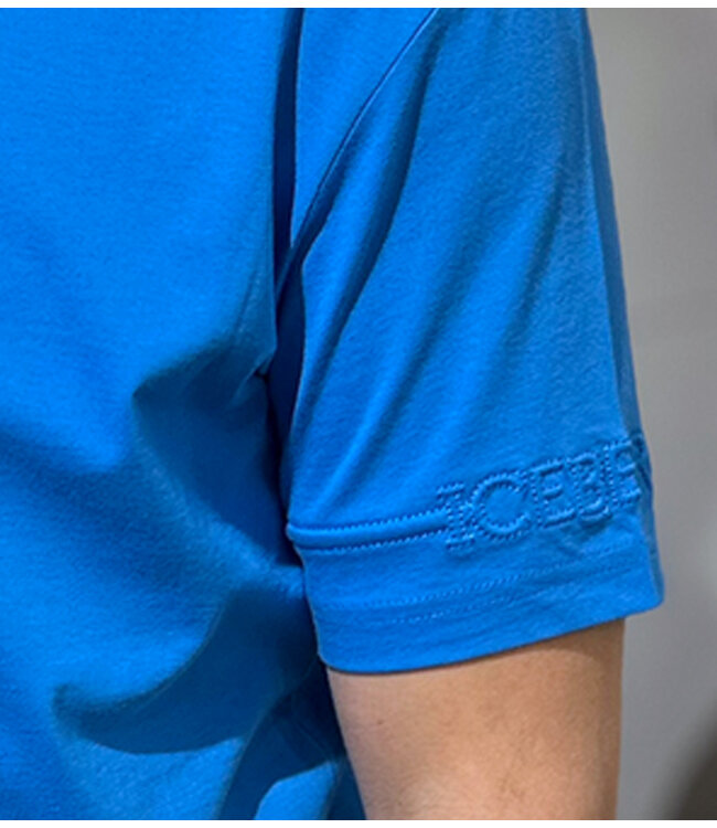 ICEBERG Tee Broderie Arm logo-Blue