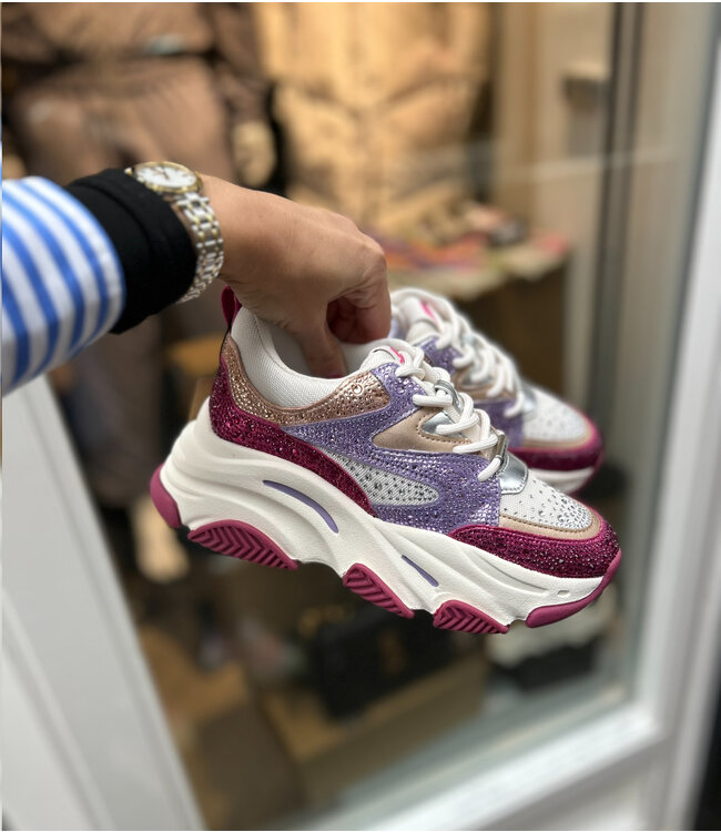 Steve Madden Privy Sneaker-Blum peach lavendel