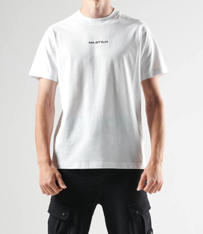 Ma.Strum Ma.Stum Print Tee-Optic white