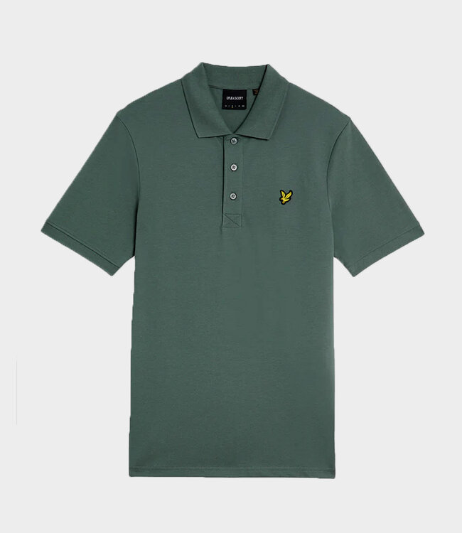 Lyle & Scott Plain Polo-Green Mercurial