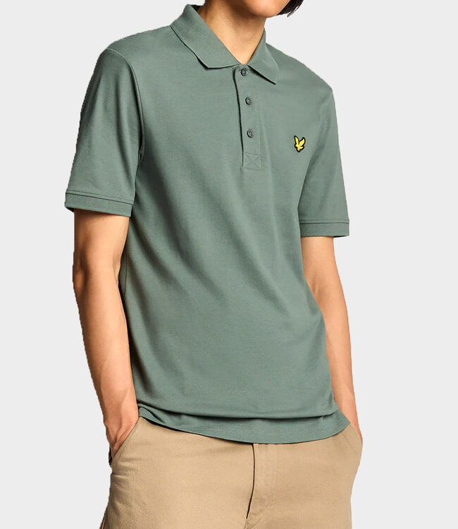 Lyle & Scott Plain Polo-Green Mercurial