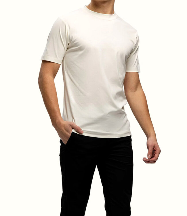 'TriaD'oro' Slim Fit Tee -Off White