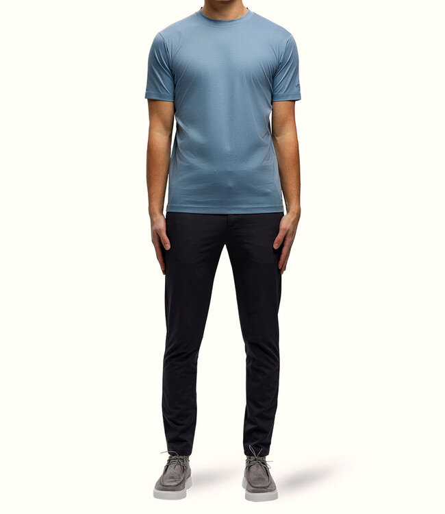 'TriaD'oro' Slim Fit Tee -Steel Blue