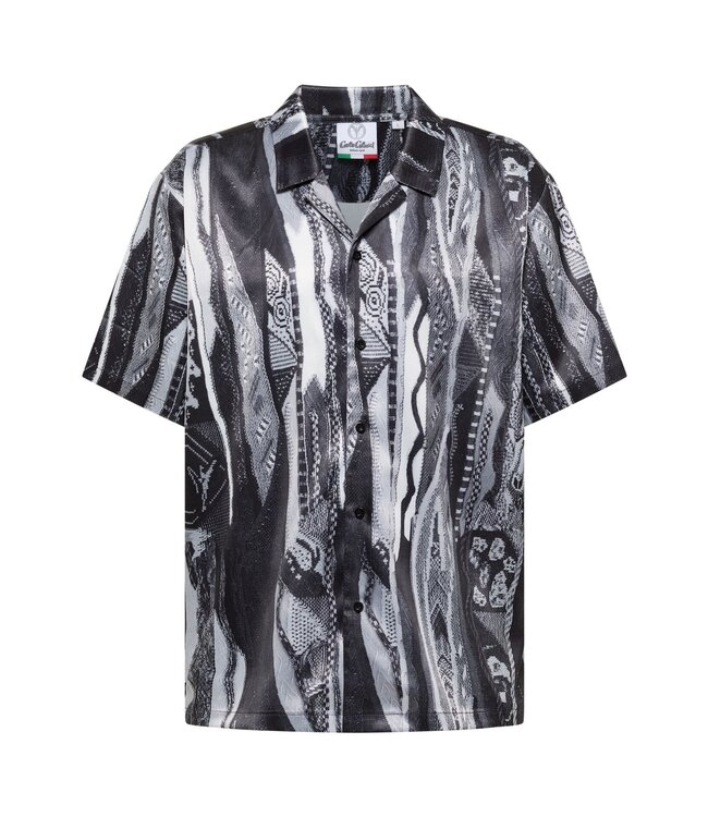 Carlo colucci Shirt-Multi Black grey