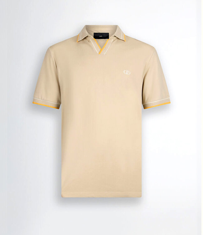 LiuJo Polo Cuban Collar-Khaki