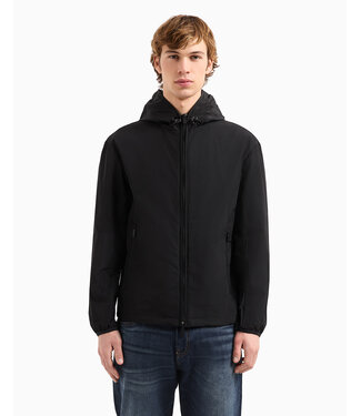 ARMANI EXCHANGE Woven Blouson Jacket-Black