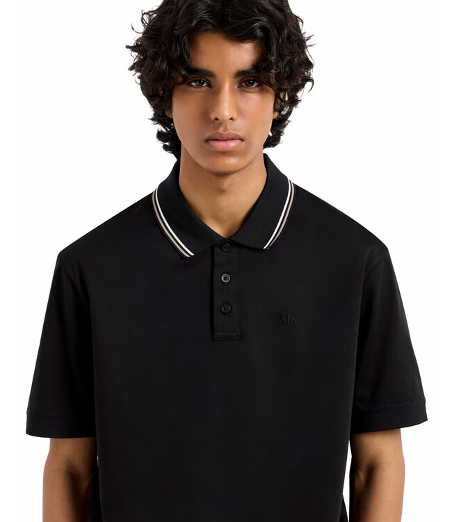ARMANI EXCHANGE Polo- Black