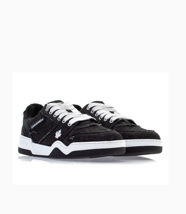 Dsquared2 Spiker Sneaker-Black denim