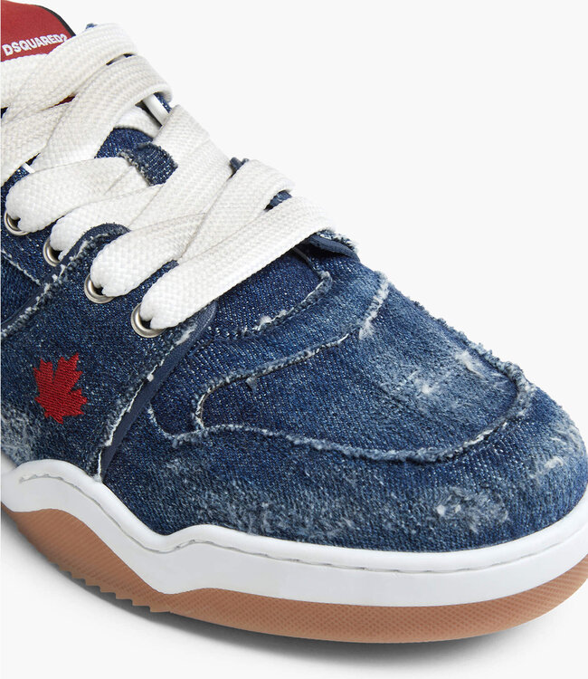 Dsquared2 Spiker Sneaker-Vintage denim