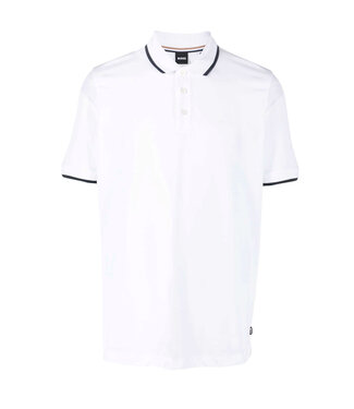 BOSS Polo Parlay 190-White BOSS Polo Parlay 190-White