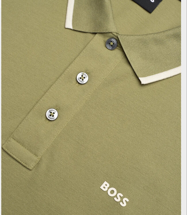 BOSS Polo Parlay 190-Mid Green
