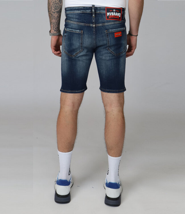 Mybrand Short Lafratellanza Denim- Mid Blue