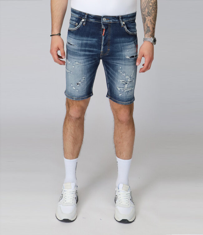 Mybrand Short Lafratellanza Denim- Mid Blue