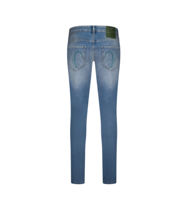 Rich Rebels Anarchy Fit Regular-Light Blue