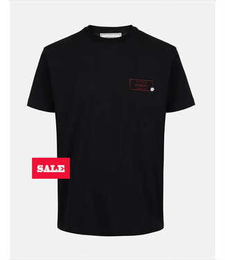 ICEBERG Tee Red Chest logo-Black