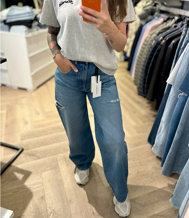 Icon Denim LA Wide leg Jeans POPPY ECO- Deep Ocean