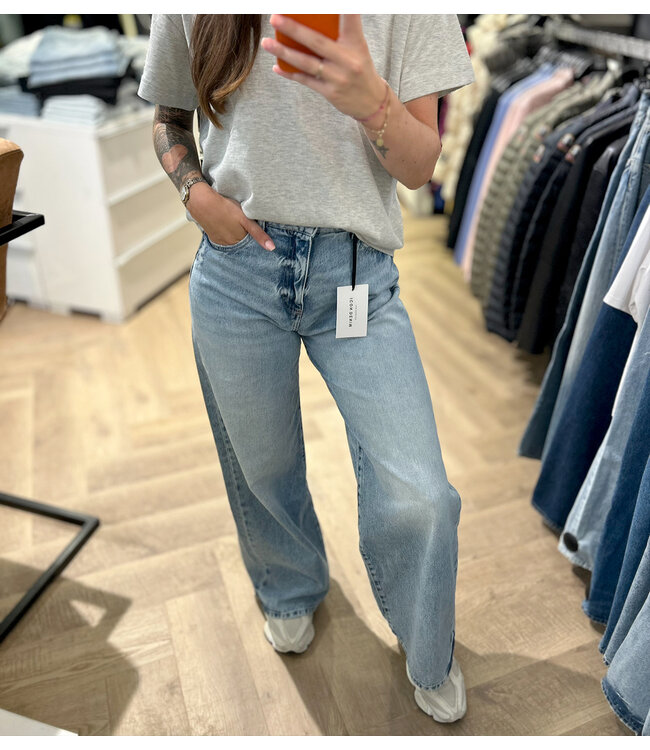 Icon Denim LA Wide leg Jeans DEBBY -light Sky blue