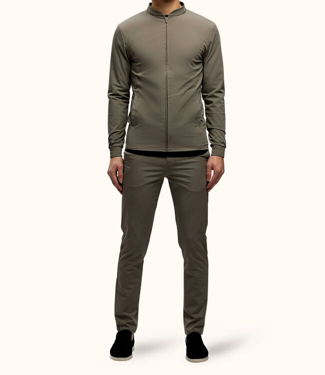 'TriaD'oro' Tracksuit Jacket-Taupe