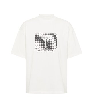 Carlo colucci Tee Basic line-White