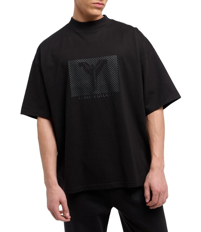 Carlo colucci Tee Basic line-Black