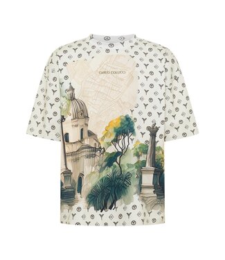 Carlo colucci Tee Urban heritage-Creme