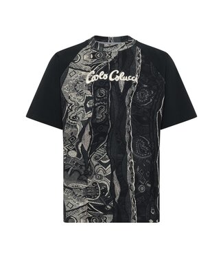 Carlo colucci Tee Retro Knitted-Black