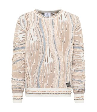 Carlo colucci Sweater -Multi color-Beige grey