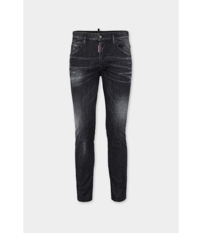 Dsquared2 Easy Wash Skater Jeans-Black