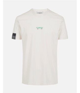 ICEBERG TEE Telephone back print-Of white ICEBERG TEE Telephone back print-Of white