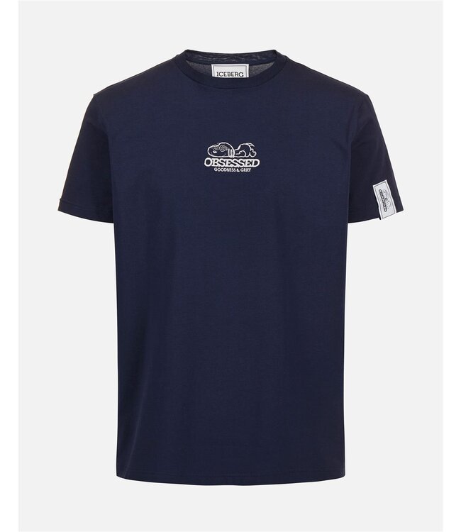 ICEBERG TEE Obsessed-Dark blue
