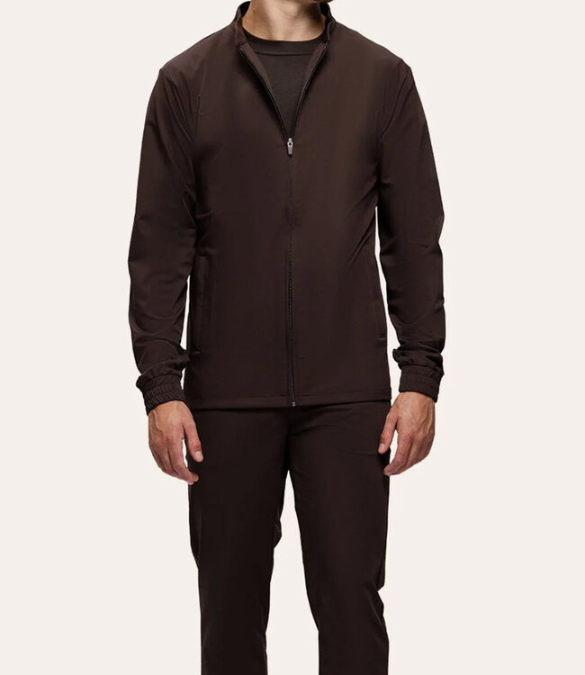 'TriaD'oro' Tracksuit Jacket-Brown