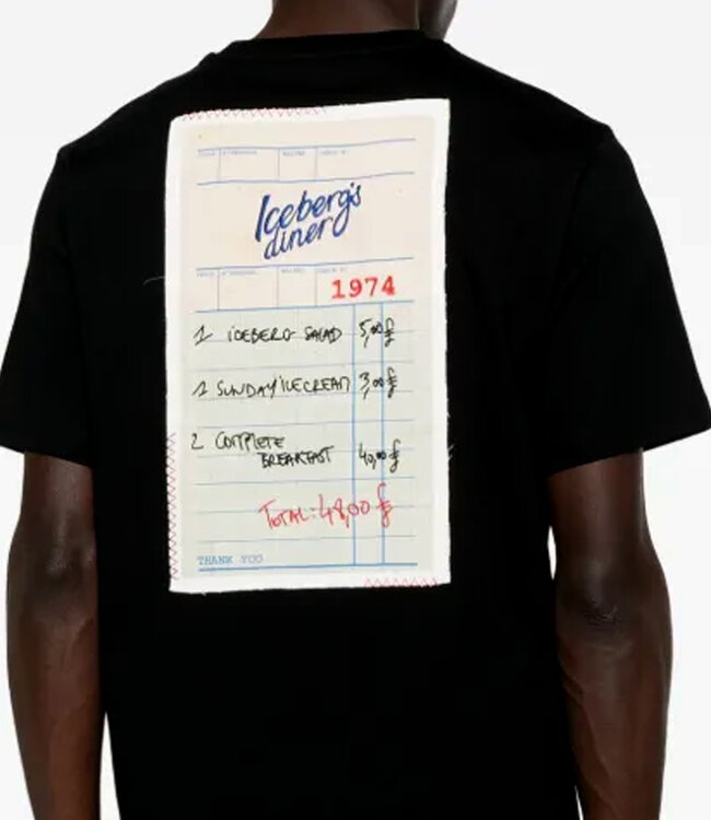 ICEBERG Tee Iceberg Diner-Black