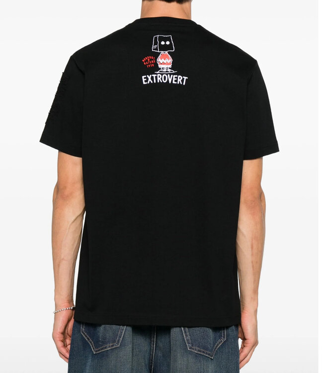 ICEBERG Tee Charlie Brown Good Grief-Black