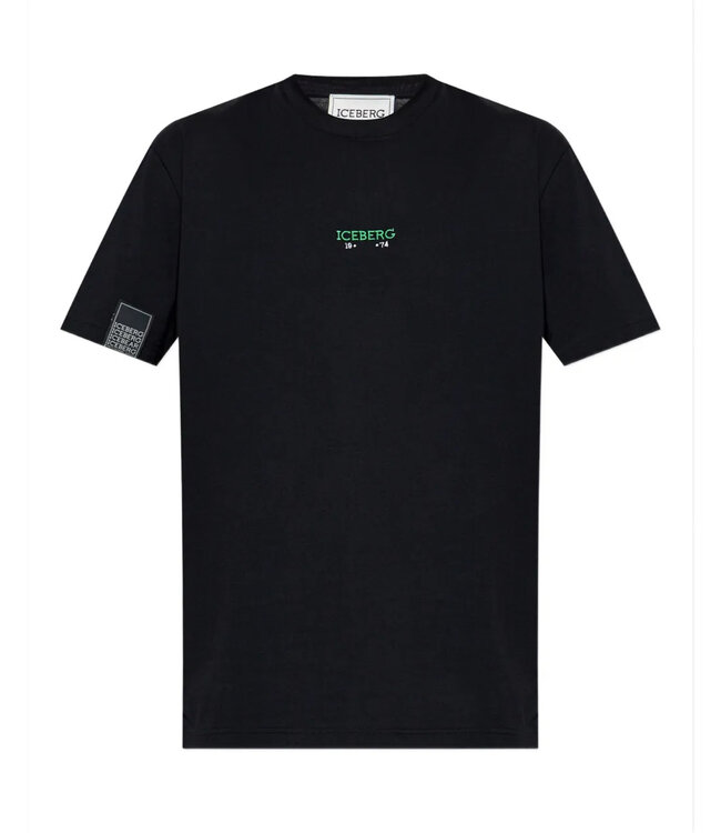 ICEBERG TEE Telephone back print-Black