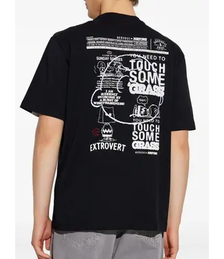 ICEBERG Tee Charlie Brown Back print-Black ICEBERG Tee Charlie Brown Back print-Black