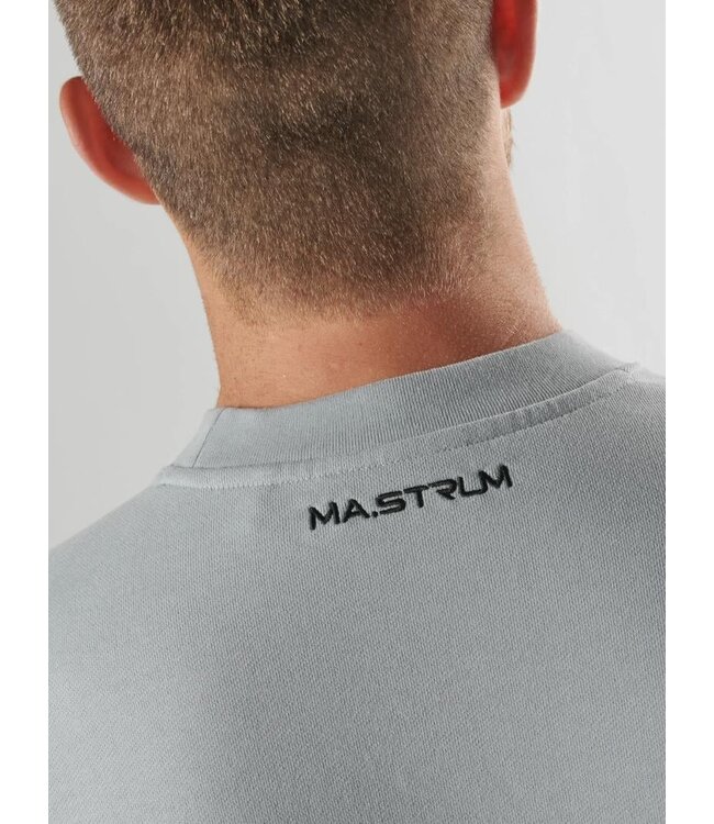 Ma.Strum Blast Embroidered Badge Sweat-Grey