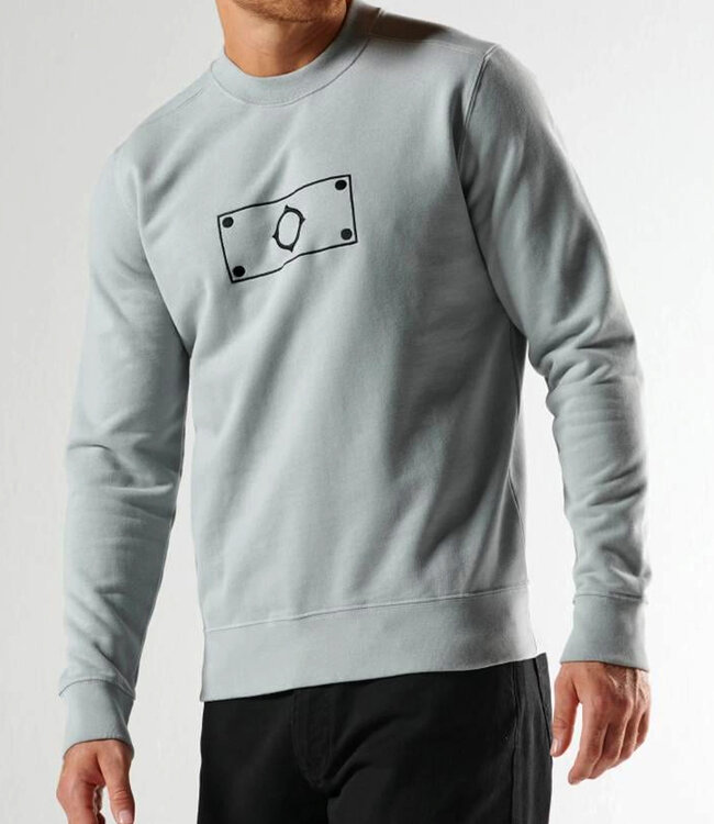 Ma.Strum Blast Embroidered Badge Sweat-Grey