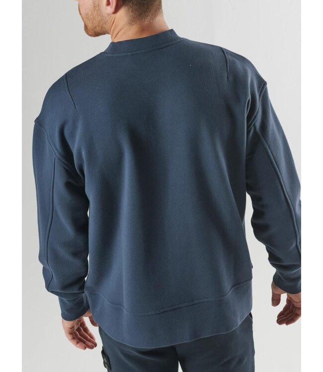 Ma.Strum Altimus Box Fit Crew Sweat-Ink Navy